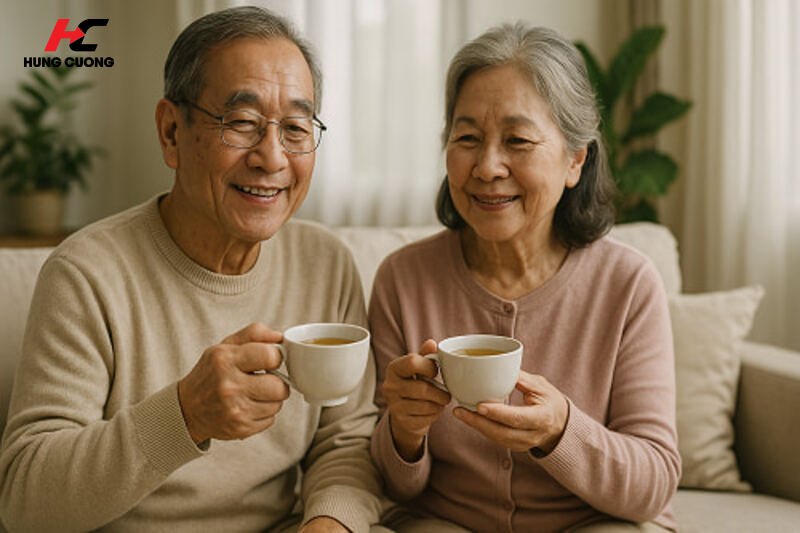 Trà thảo mộc cho người cao tuổi