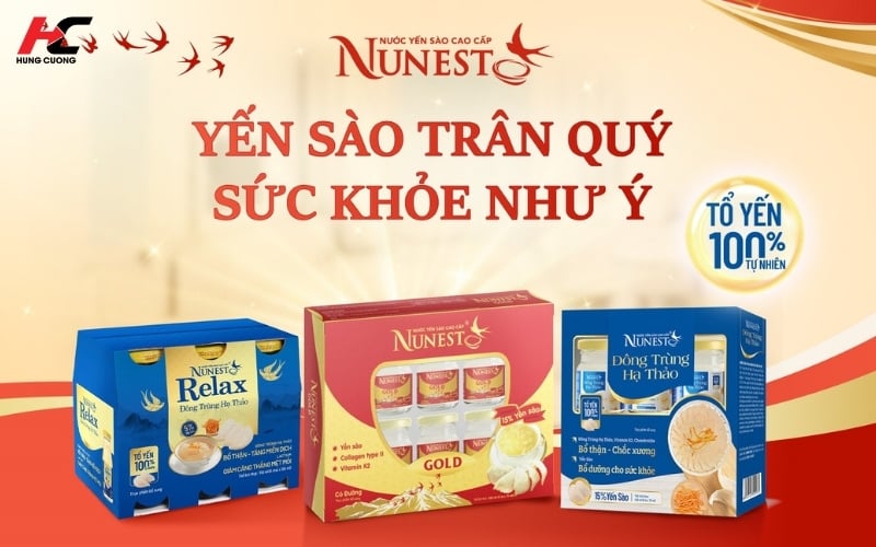 Yến sào Nunest món quà cho sức khỏe
