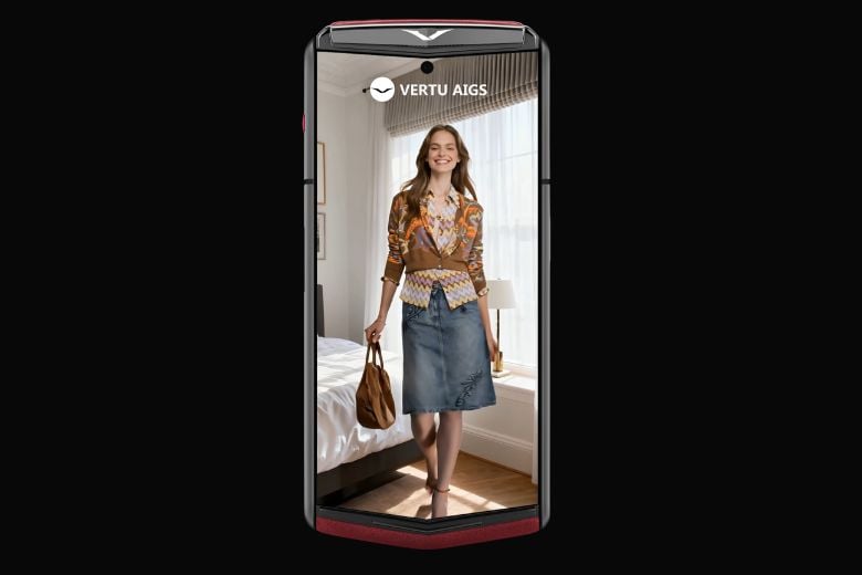 Vertu Agent Q Silver Regular Set Black Quilted Stitch (Pure Black) Calf 1TB