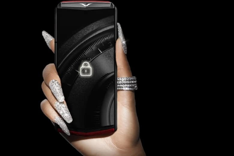 Vertu Agent Q-Black Regular Set-Wine Red Quilted Stitch Pure Wine Red Calf-1TB-HW