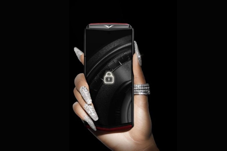 Vertu Agent Q Silver Advanced Set Navy Blue Alli 1TB