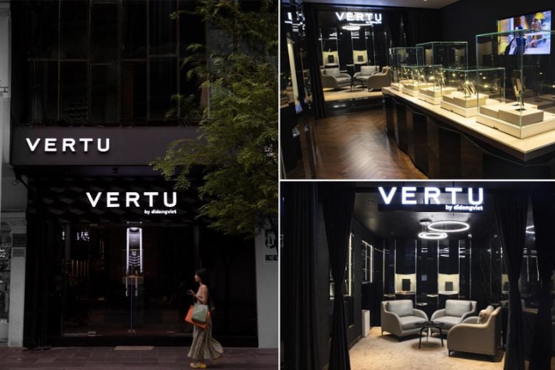 Vertu Agent Q Silver Advanced Set Navy Blue Alli 1TB