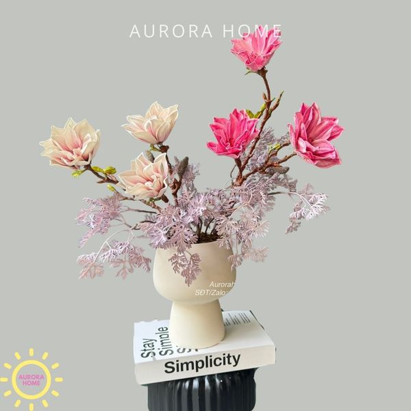Bình hoa mộc lan để bàn cao cấp