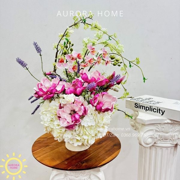 Bình hoa mộc lan cao cấp