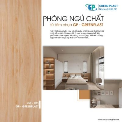 NỘI THẤT PHÒNG NGỦ VỚI NHỰA GP