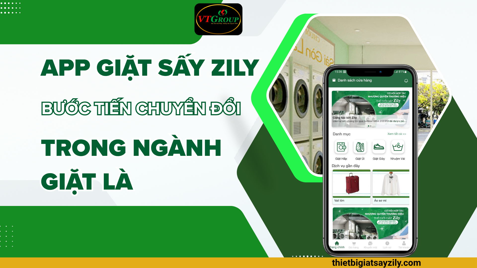 App Giặt Sấy Zily - Bước Tiến Trong Chuyển Đổi Ngành Giặt Là