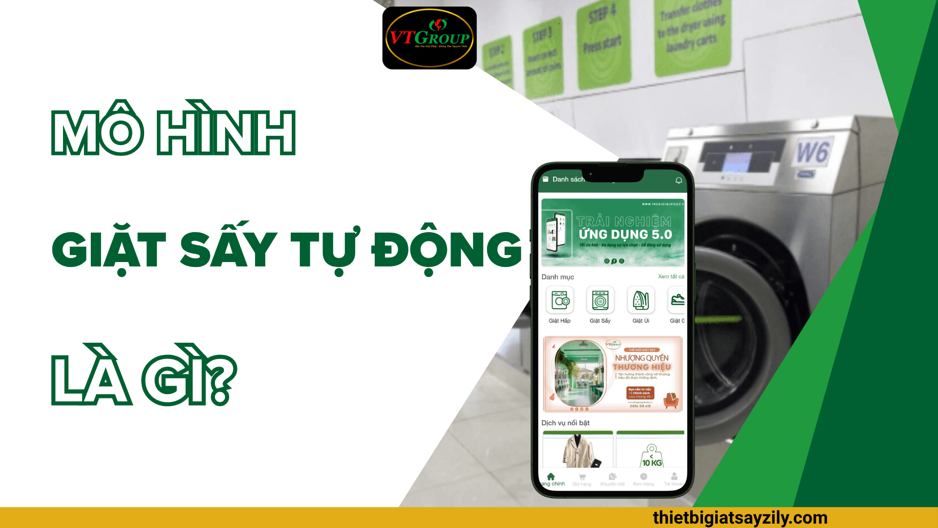Mô Hình Giặt Sấy Tự Động Là Gì? Xu Hướng Kinh Doanh Trong Thời Đại Số