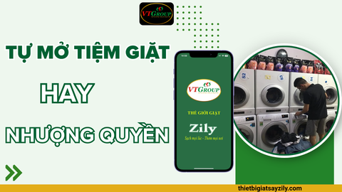 Tự Mở Hay Nhượng Quyền? So Sánh Chi Tiết 2 Mô Hình Kinh Doanh Giặt Sấy