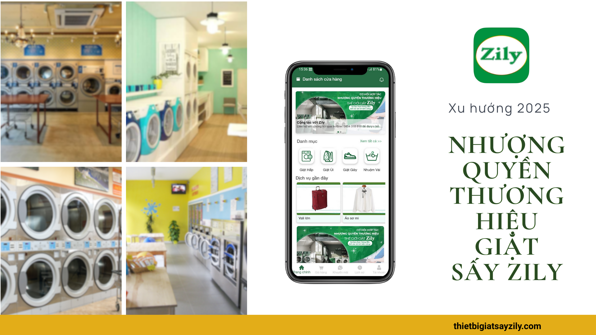 Nhượng Quyền Thế Giới Giặt Zily - Bắt Đầu Kinh Doanh Dễ Dàng Hơn