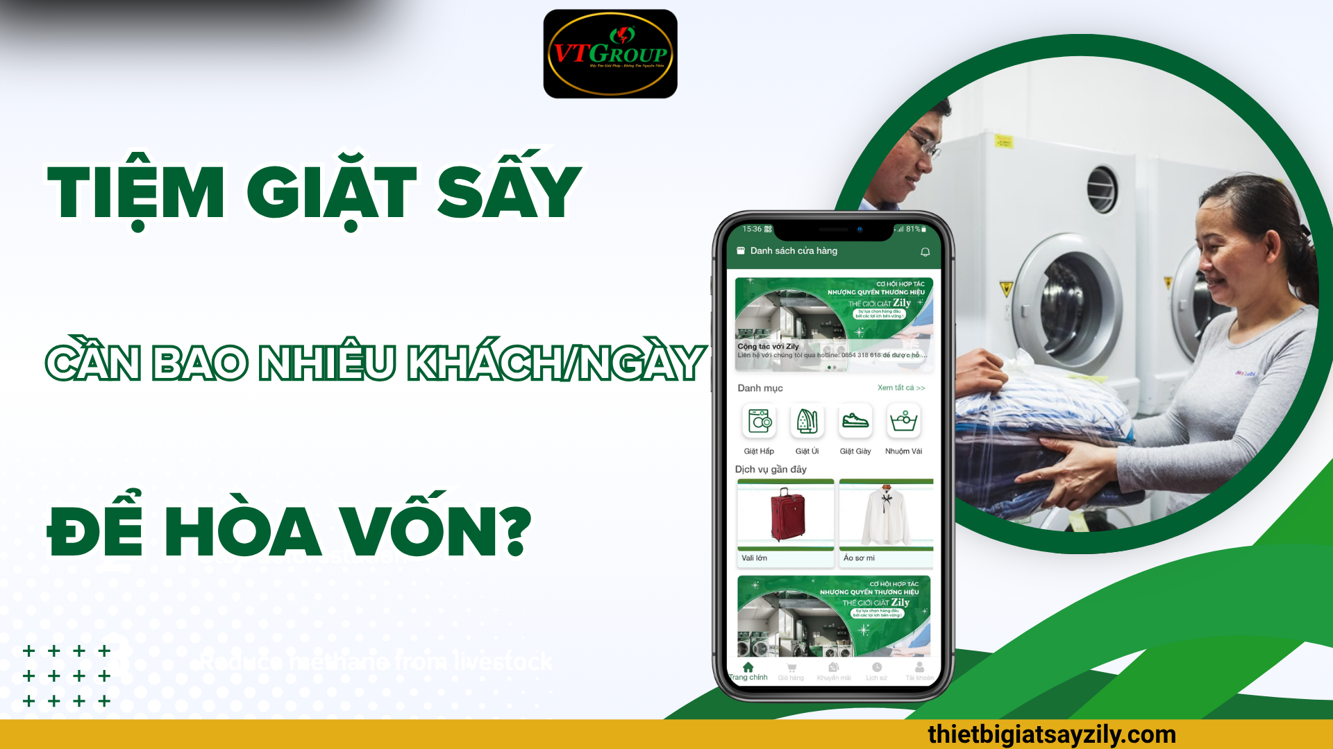 Tiệm Giặt Cần Bao Nhiêu Khách/Ngày Để Hòa Vốn?