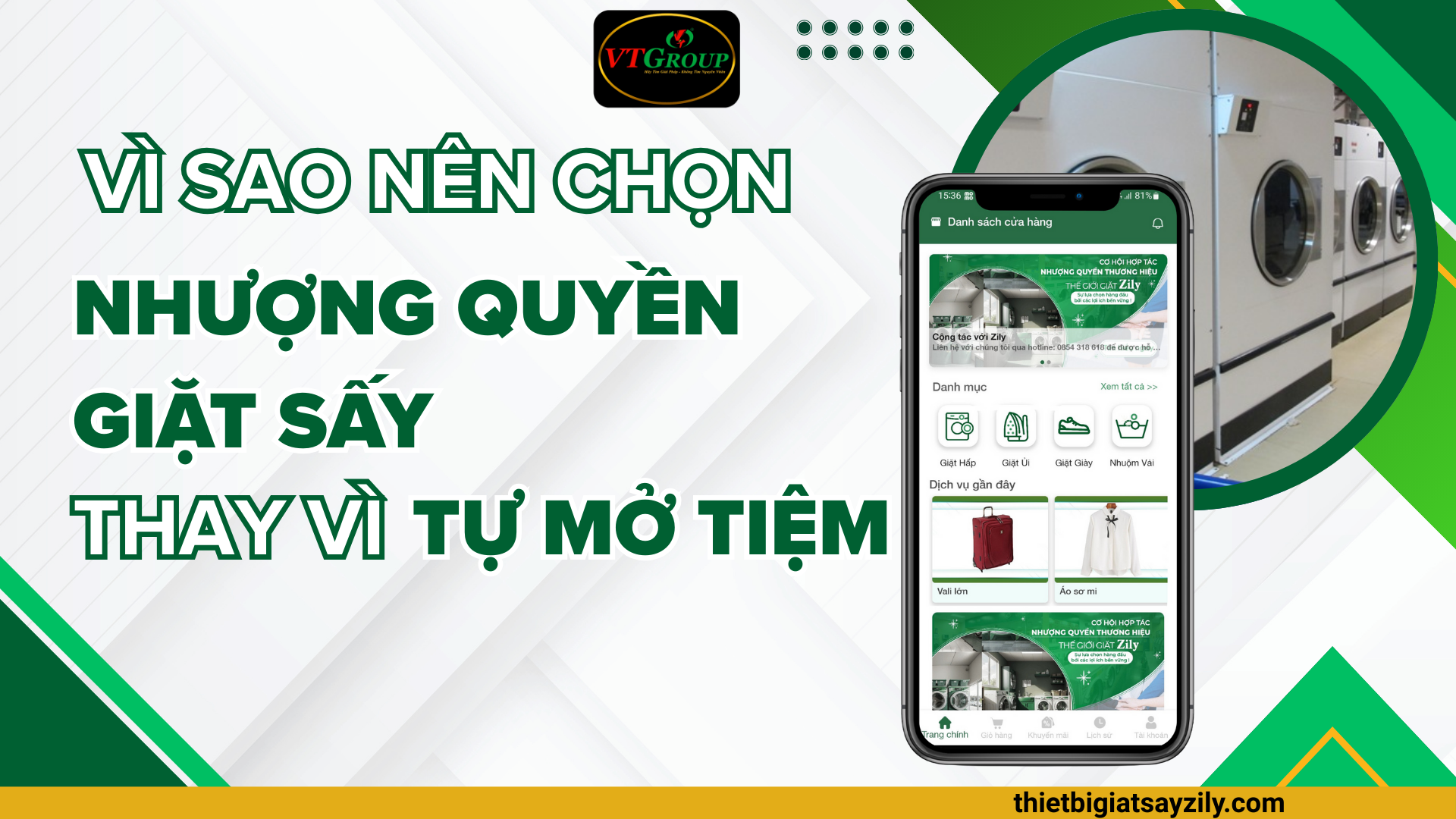 Vì Sao Nên Chọn Nhượng Quyền Giặt Sấy Zily Thay Vì Tự Mở Tiệm?