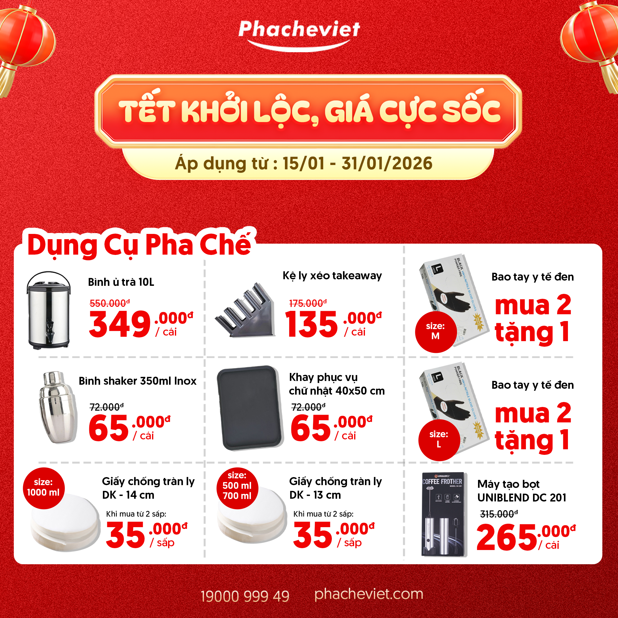 TẾT KHAI LỘC – GIÁ CỰC SỐC