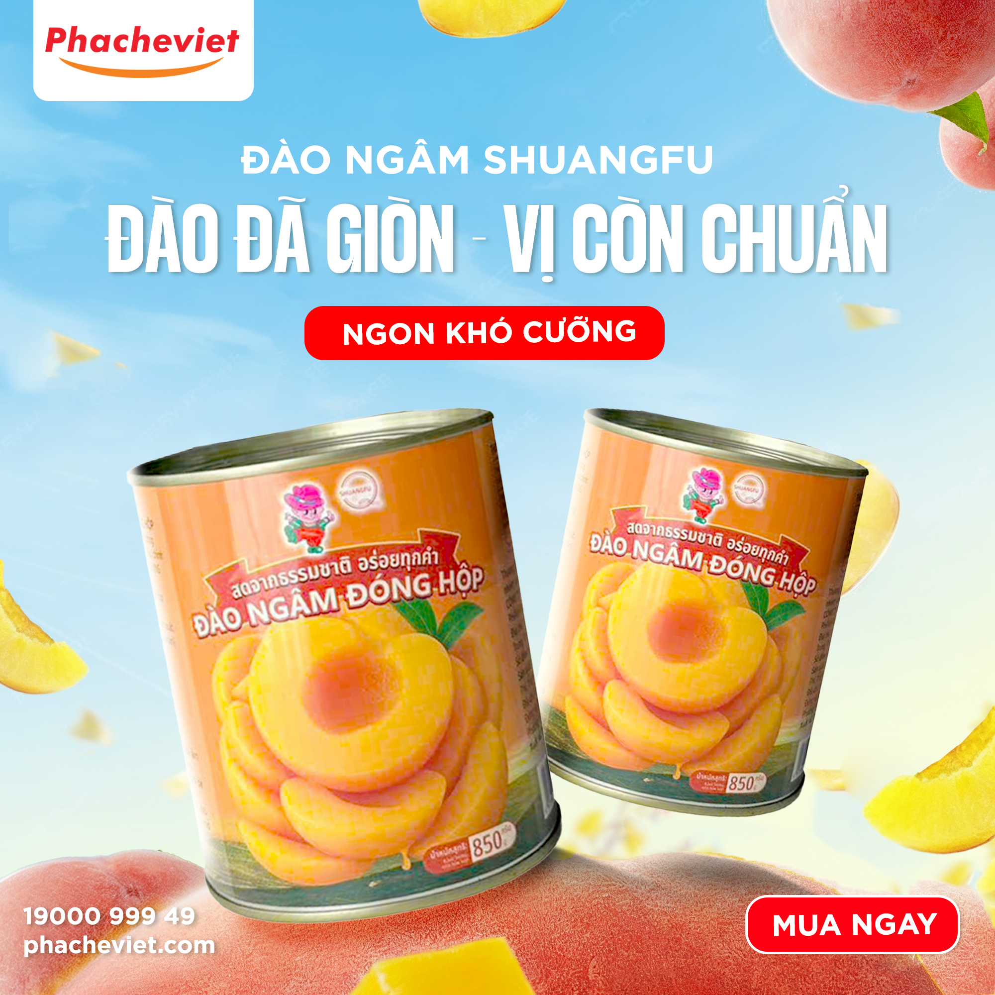 ĐÀO ĐÃ GIÒN - VỊ CÒN CHUẨN! SHUANGFU NGON KHÓ CƯỠNG