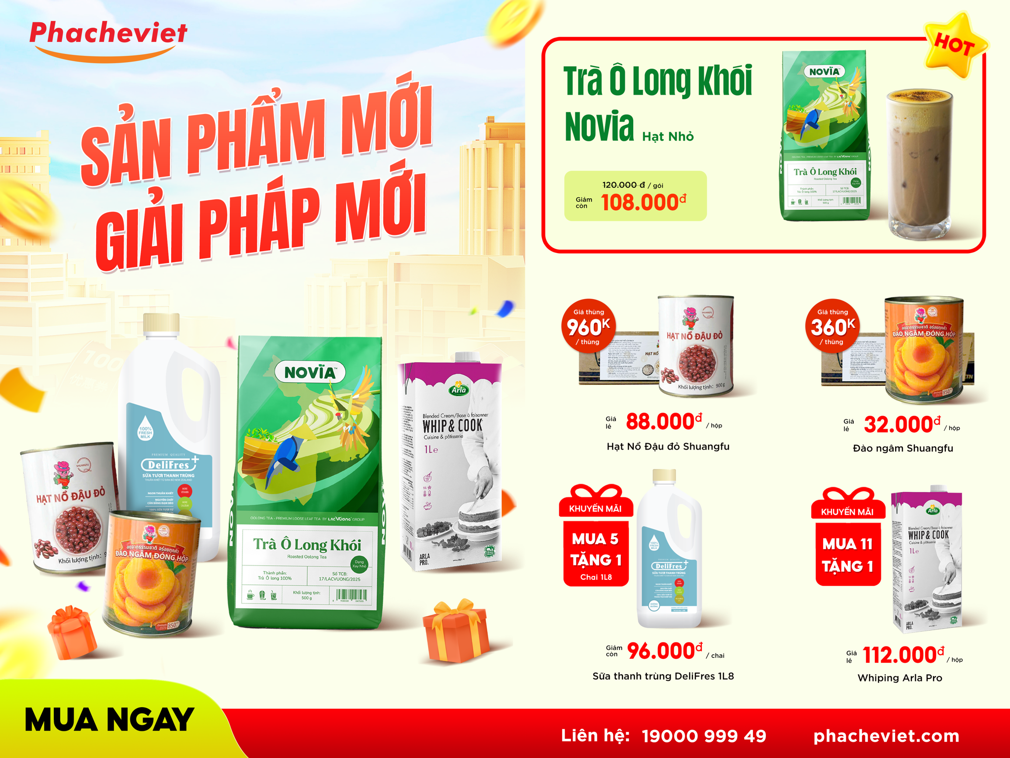 SẢN PHẨM MỚI ĐÃ CÓ MẶT TẠI PHA CHẾ VIỆT!