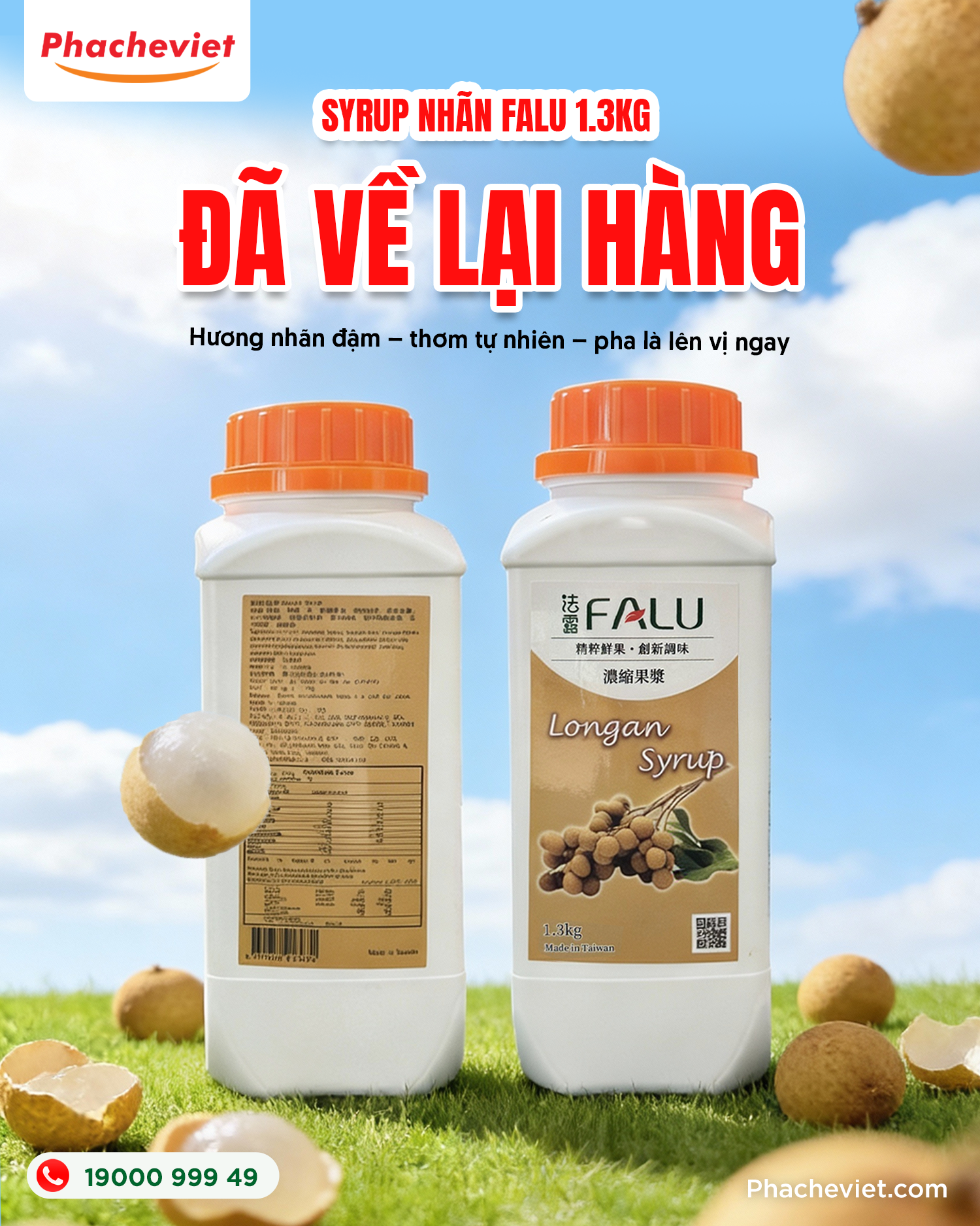 HOT – SYRUP NHÃN FALU 1.3KG ĐÃ VỀ LẠI HÀNG!