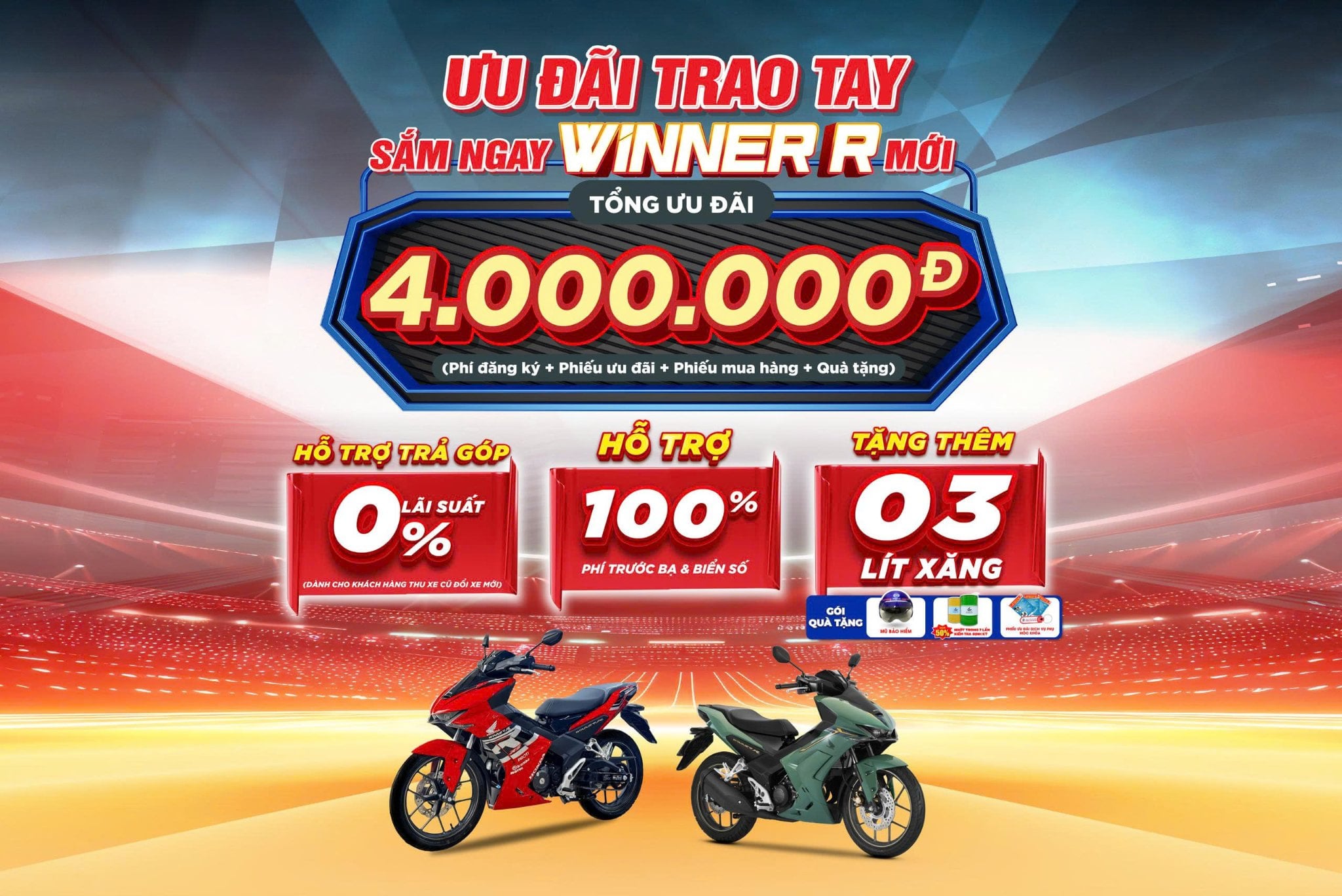 ƯU ĐÃI TRAO TAY - SẮM NGAY WINNER R MỚI
