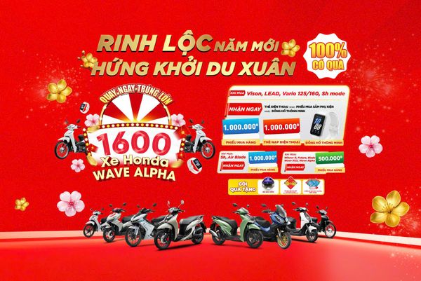 RINH LỘC NĂM MỚI HỨNG KHỞI DU XUÂN - 100% NHẬN QUÀ TẶNG NGAY
