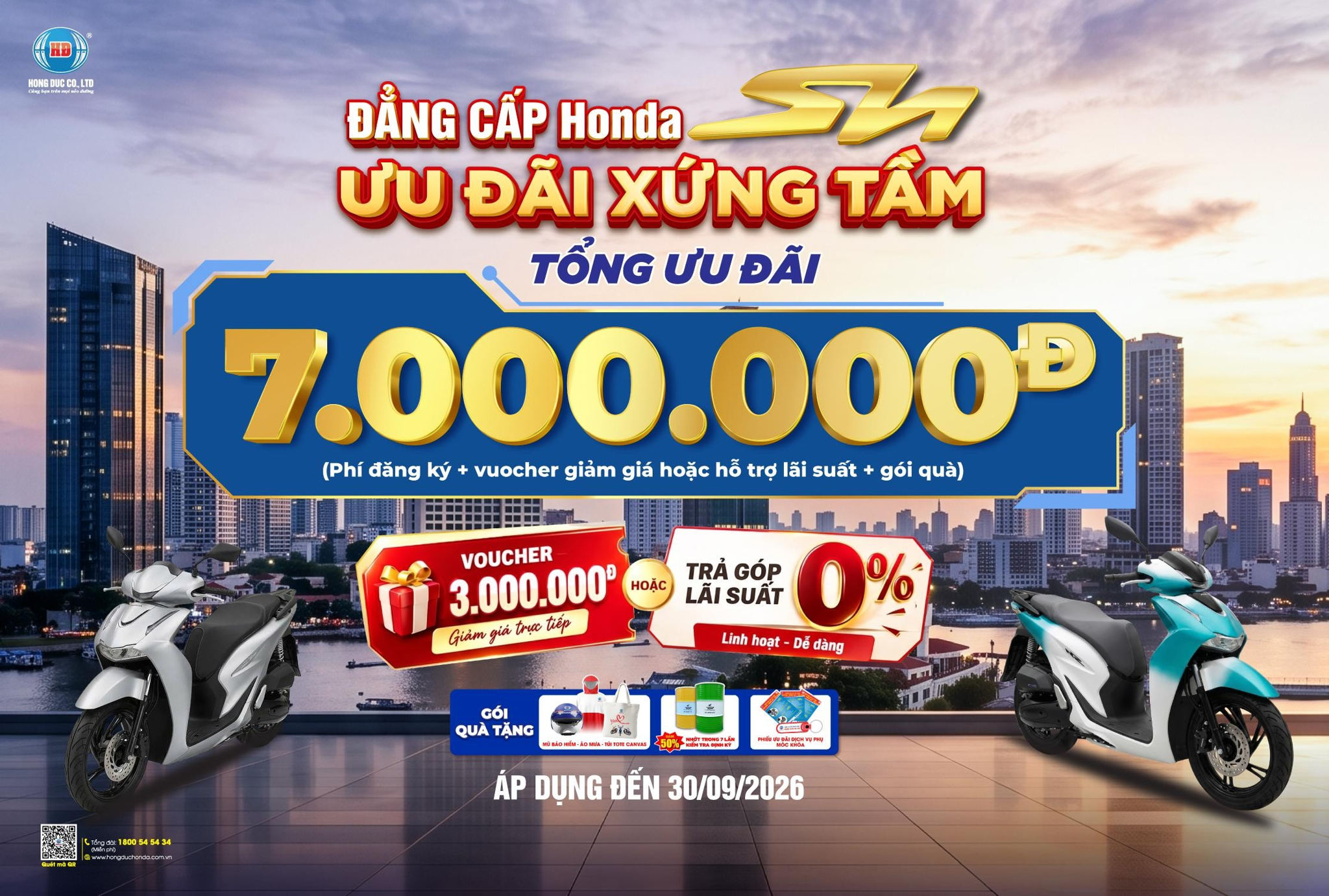 ĐẲNG CẤP HONDA SH – ƯU ĐÃI XỨNG TẦM