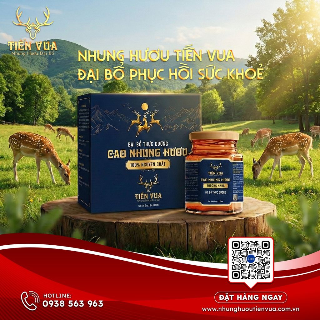 NAM GIỚI: NÂNG CAO SỨC KHOẺ TOÀN DIỆN TỪ DƯỢC LIỆU NHUNG HƯƠU