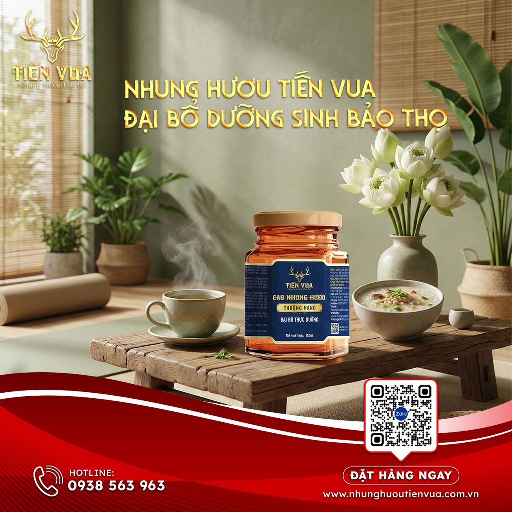NGƯỜI GIÀ: CÁCH CHẾ BIẾN NHUNG HƯƠU PHÙ HỢP VỚI NGƯỜI GIÀ