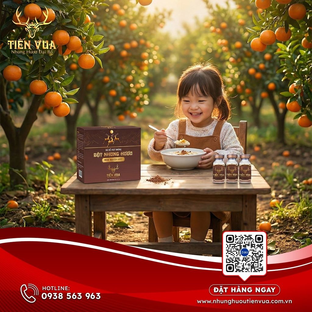 BỘT NHUNG HƯƠU: NÂNG TẦM SỨC KHOẺ SINH SẢN, MỞ LỐI ƯỚC MƠ LÀM CHA MẸ
