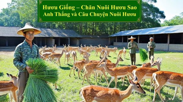 HƯƠU GIỐNG - CHĂN NUÔI HƯƠU SAO ANH THẮNG VÀ CÂU CHUYỆN NUÔI HƯƠU