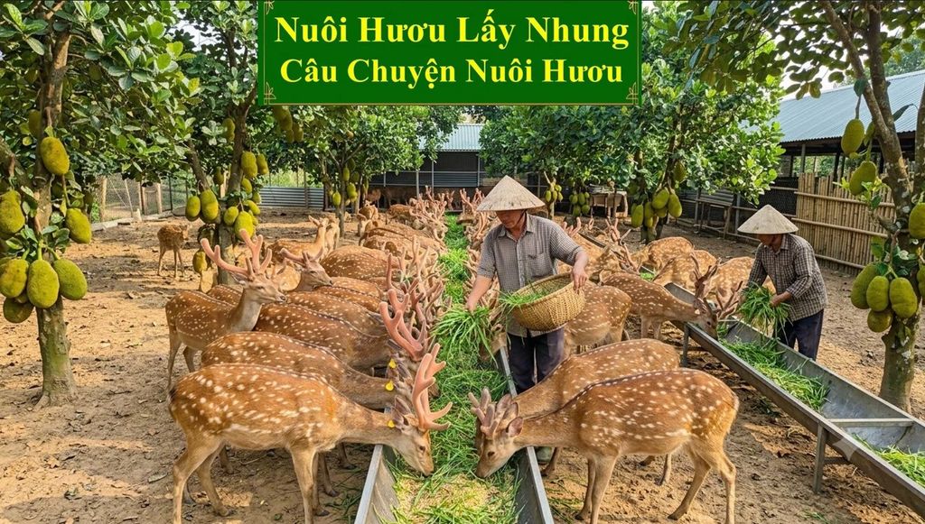 NUÔI HƯƠU LẤY NHUNG - CÂU CHUYỆN NUÔI HƯƠU