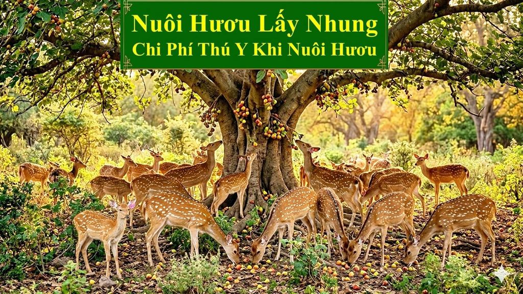 NUÔI HƯƠU LẤY NHUNG - CHI PHÍ THÚ Y KHI NUÔI HƯƠU