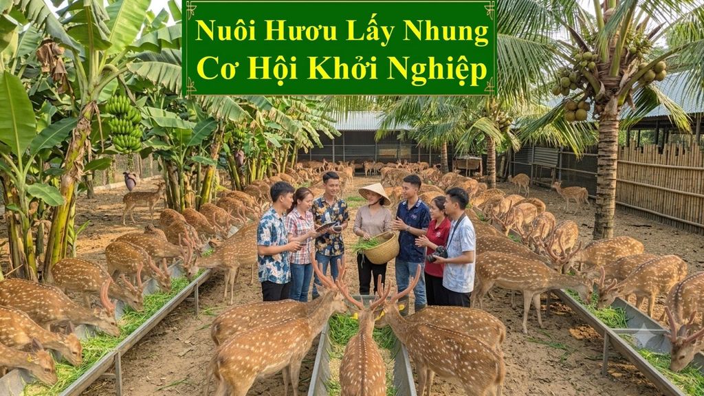 NUÔI HƯƠU LẤY NHUNG - CƠ HỘI KHỞI NGHIỆP