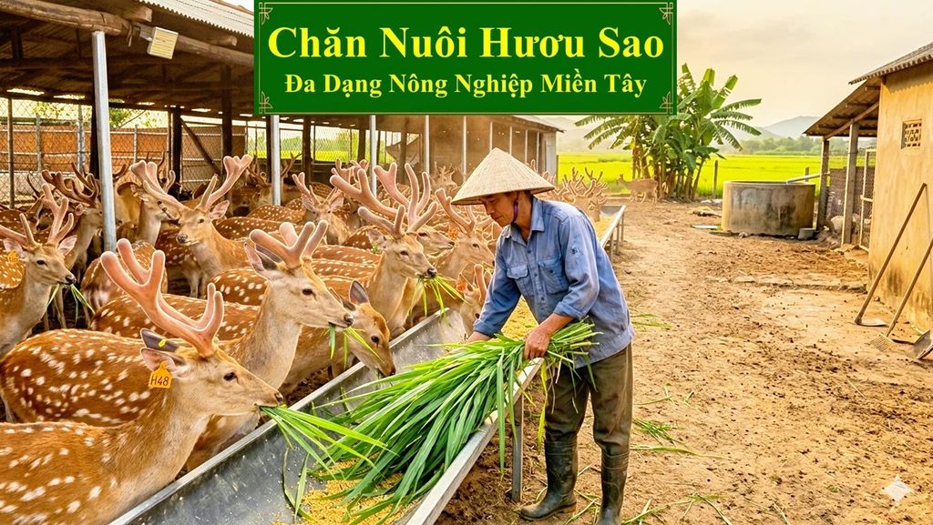 CHĂN NUÔI HƯƠU SAO - ĐA DẠNG NÔNG NGHIỆP MIỀN TÂY