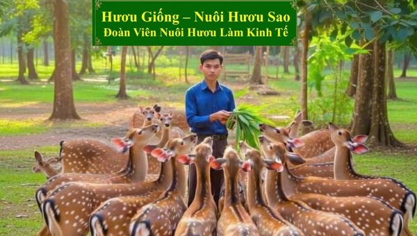 HƯƠU GIỐNG - NUÔI HƯƠU SAO ĐOÀN VIÊN NUÔI HƯƠU LÀM KINH TẾ