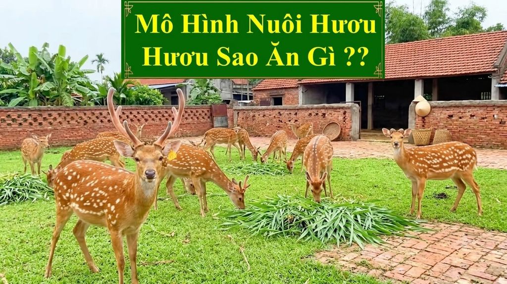 MÔ HÌNH NUÔI HƯƠU SAO - HƯƠU SAO ĂN GÌ
