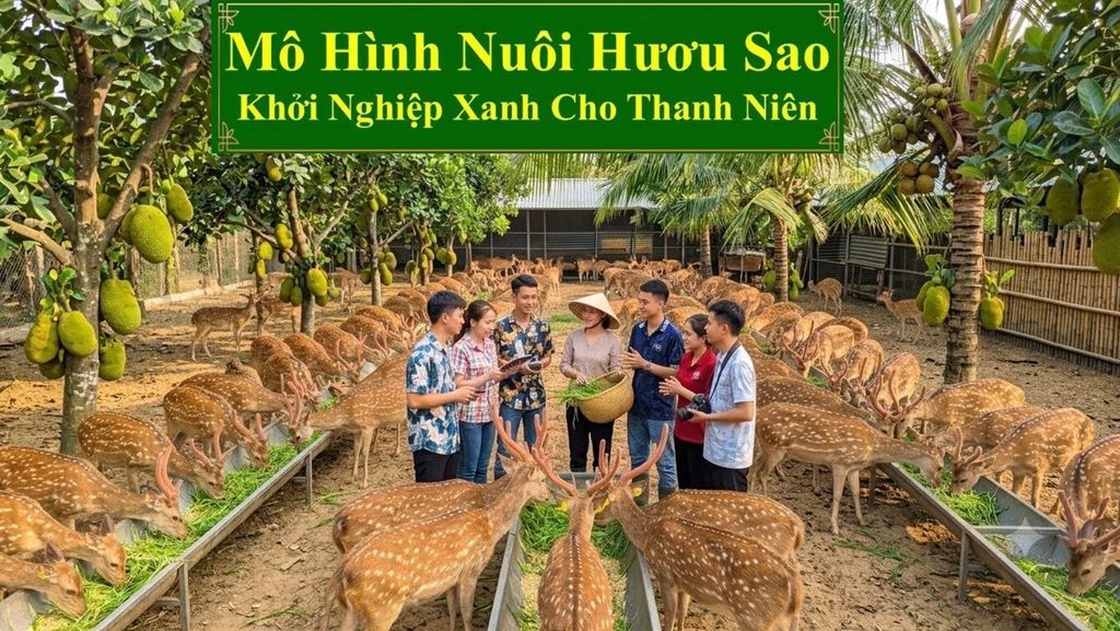 MÔ HÌNH NUÔI HƯƠU SAO - KHỞI NGHIỆP XANH CHO THANH NIÊN