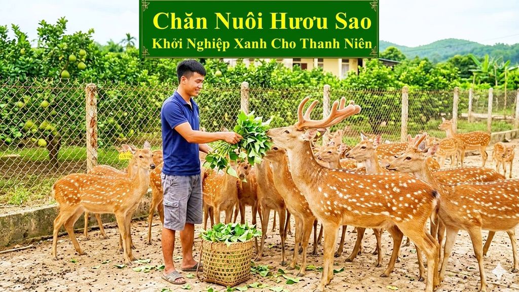CHĂN NUÔI HƯƠU SAO - KHỞI NGHIỆP XANH CHO THANH NIÊN