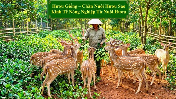 HƯƠU GIỐNG - CHĂN NUÔI HƯƠU SAO KINH TẾ NÔNG NGHIỆP TỪ NUÔI HƯƠU