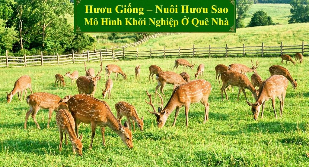 HƯƠU GIỐNG - NUÔI HƯƠU SAO MÔ HÌNH KHỞI NGHIỆP Ở QUÊ NHÀ