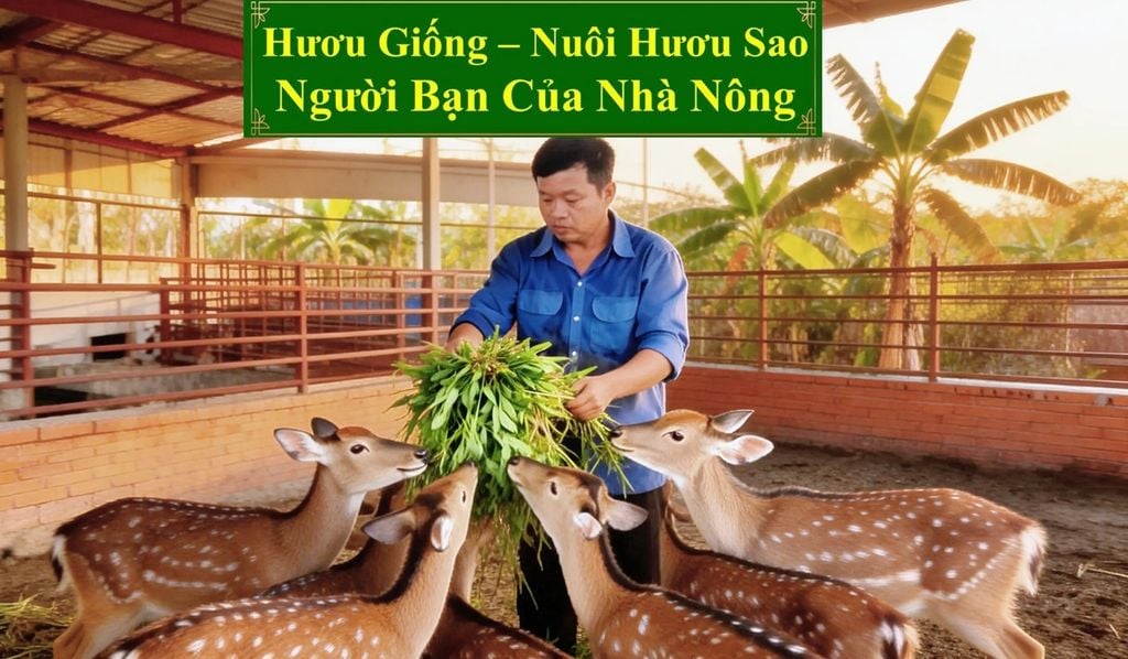 HƯƠU GIỐNG - NUÔI HƯƠU SAO NGƯỜI BẠN CỦA NHÀ NÔNG
