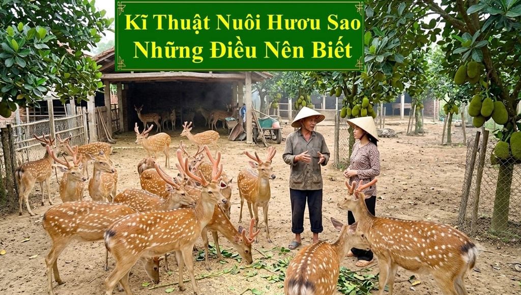 KĨ THUẬT NUÔI HƯƠU SAO - NHỮNG ĐIỀU NÊN BIẾT