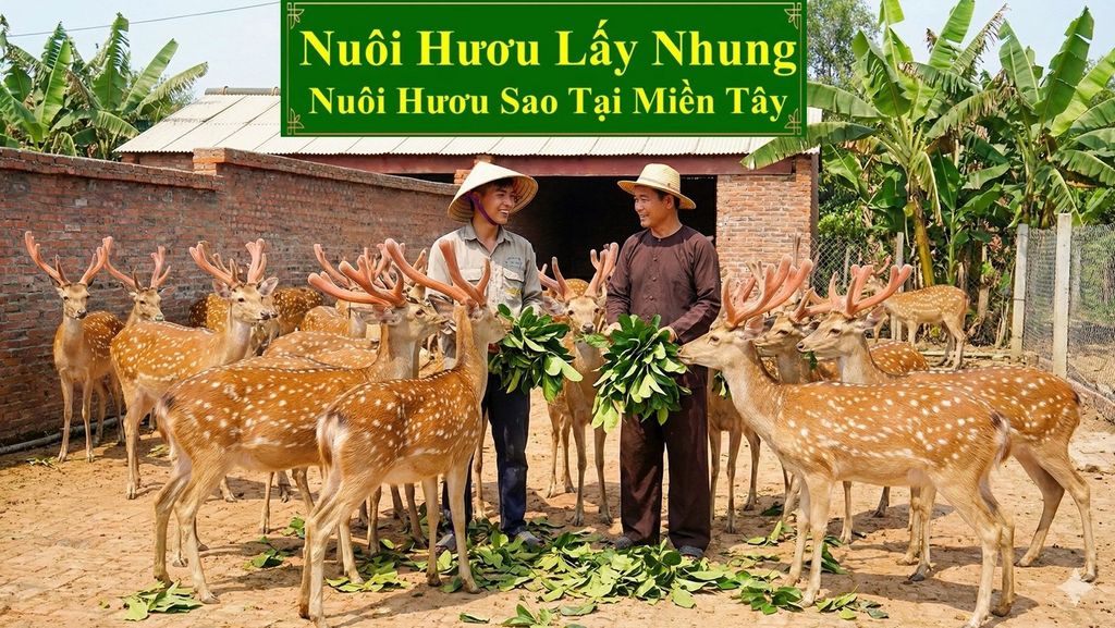 NUÔI HƯƠU LẤY NHUNG - NUÔI HƯƠU SAO TẠI MIỀN TÂY