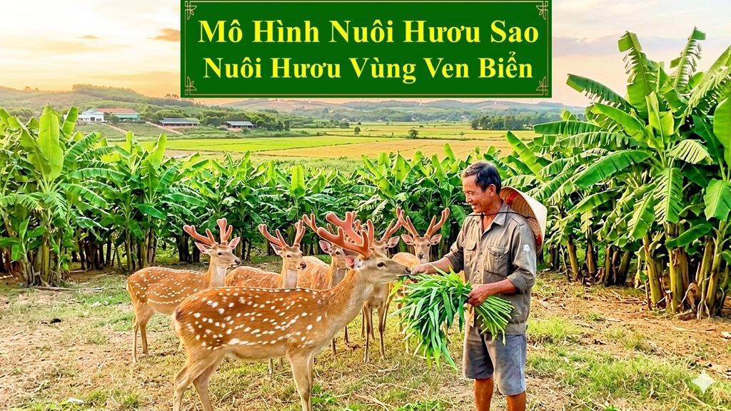 MÔ HÌNH NUÔI HƯƠU SAO - NUÔI HƯƠU VÙNG VEN BIỂN