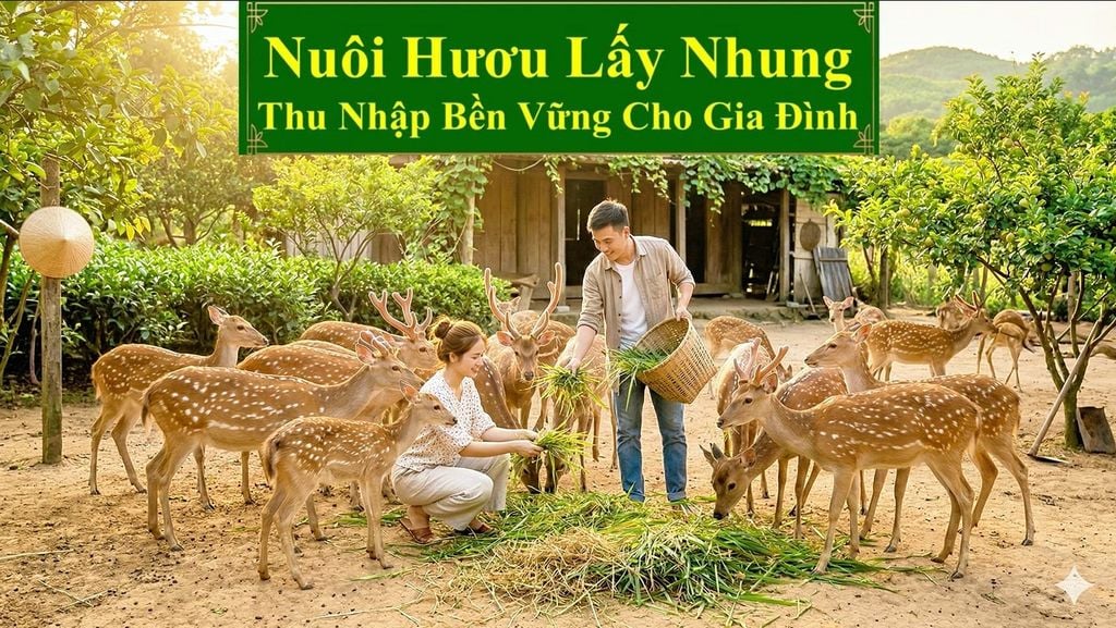 NUÔI HƯƠU LẤY NHUNG - THU NHẬP BỀN VỮNG CHO GIA ĐÌNH