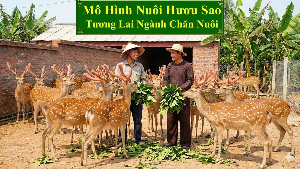 MÔ HÌNH NUÔI HƯƠU SAO - TƯƠNG LAI NGÀNH CHĂN NUÔI