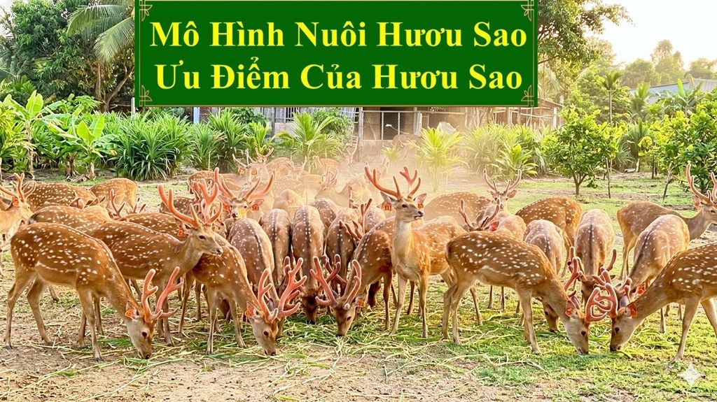 MÔ HÌNH NUÔI HƯƠU SAO - ƯU ĐIỂM CỦA HƯƠU SAO