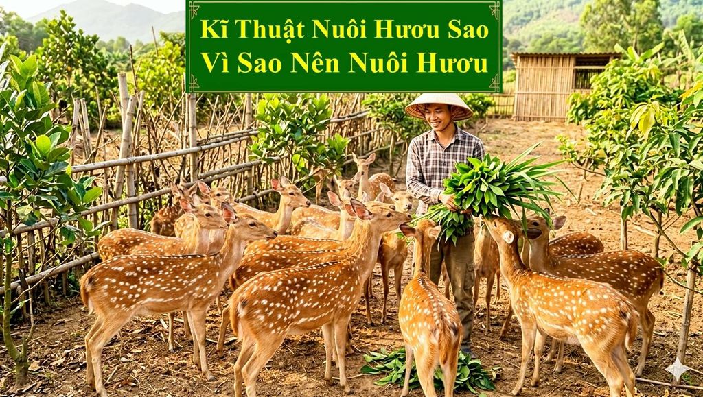 KĨ THUẬT NUÔI HƯƠU SAO - VÌ SAO NÊN NUÔI HƯƠU