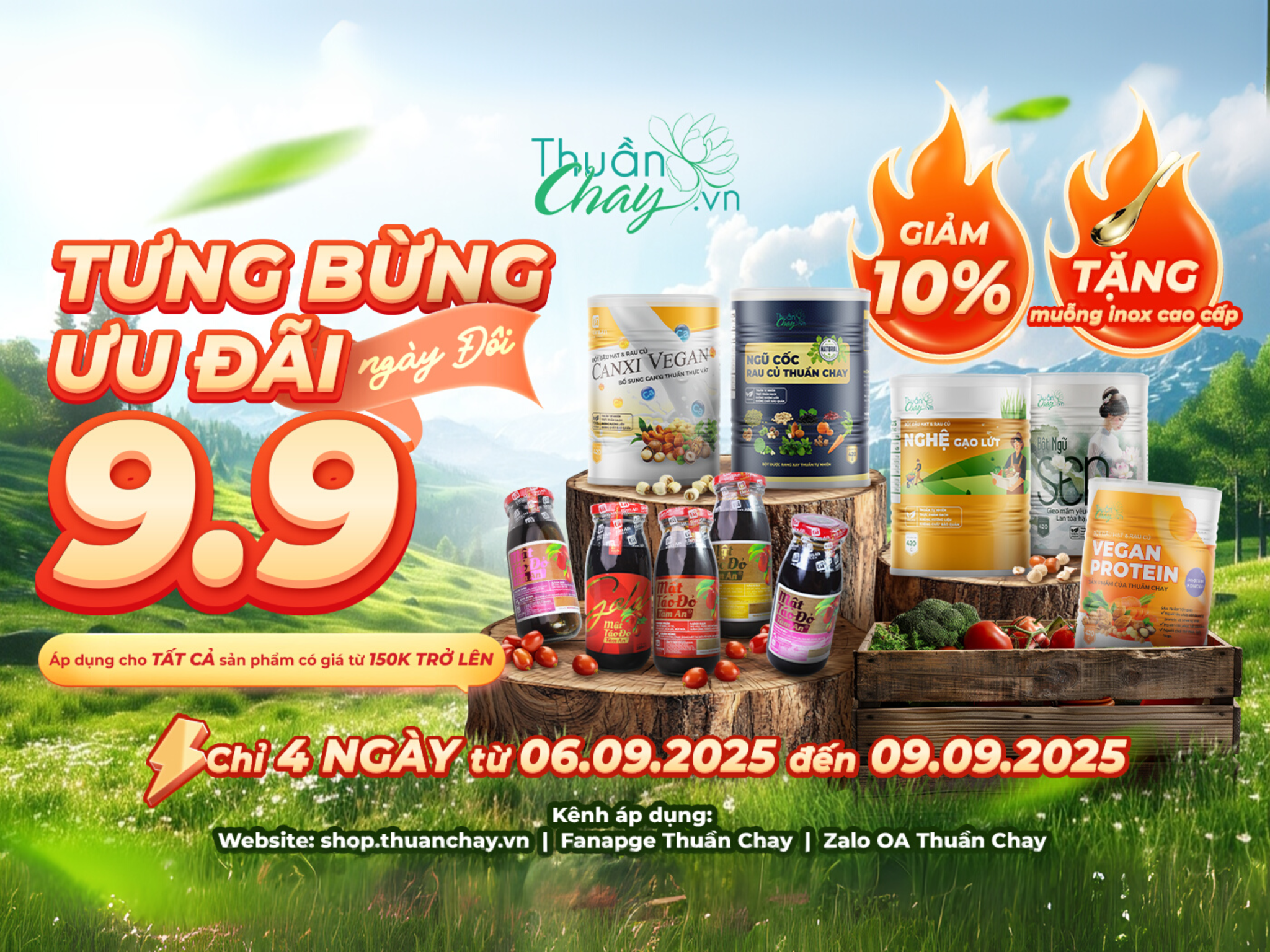 Siêu Sale Ngày Đôi 09.09 - Ưu Đãi Giảm Giá Sản Phẩm Và Nhận Quà Tặng Đặc Biệt Siêu Xinh