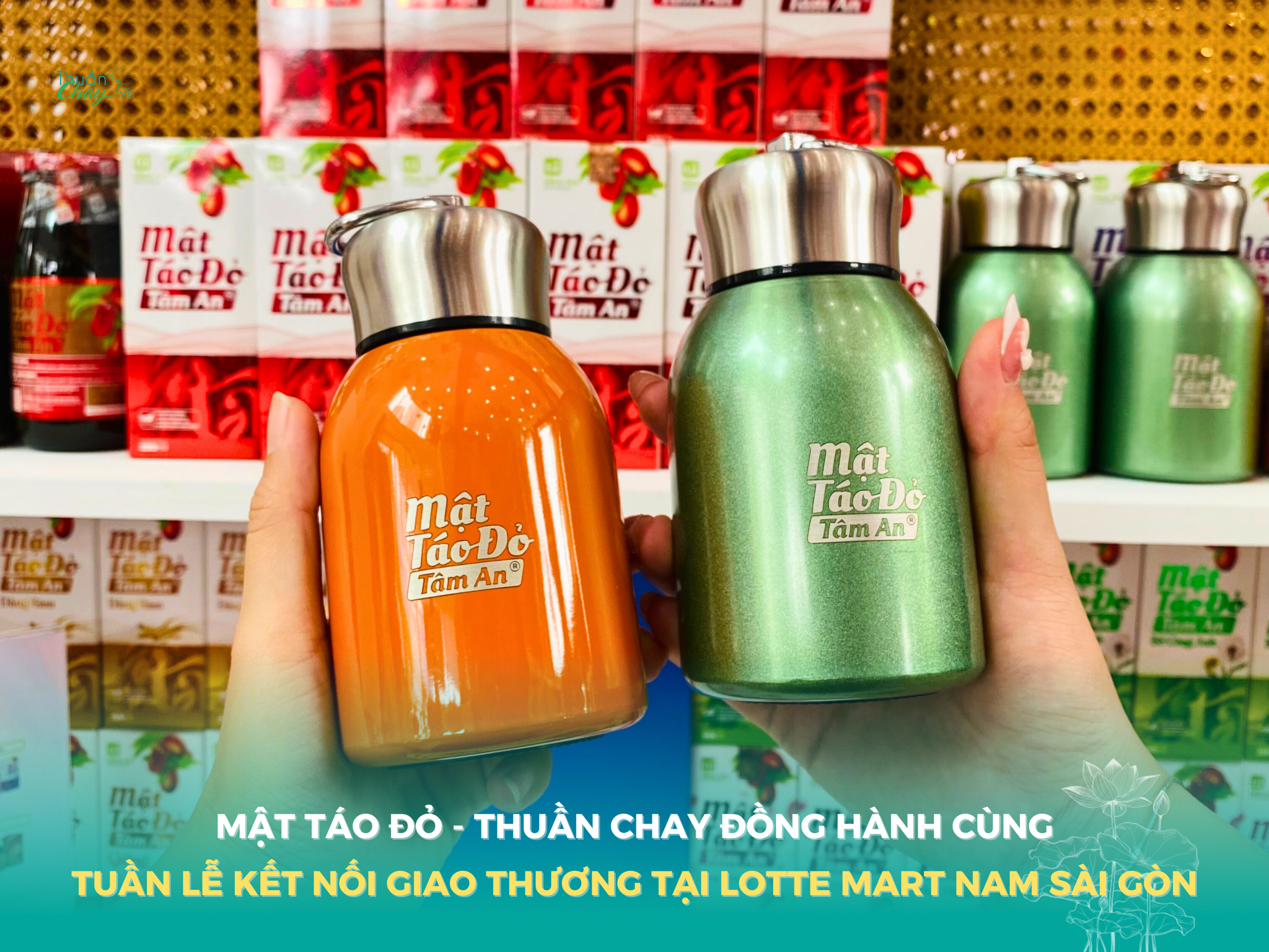 Mật Táo Đỏ Tâm An Đồng Hành Cùng Tuần Lễ Kết Nối Giao Thương Tại Trung Tâm Thương Mại Uy Tín Lotte Việt Nam