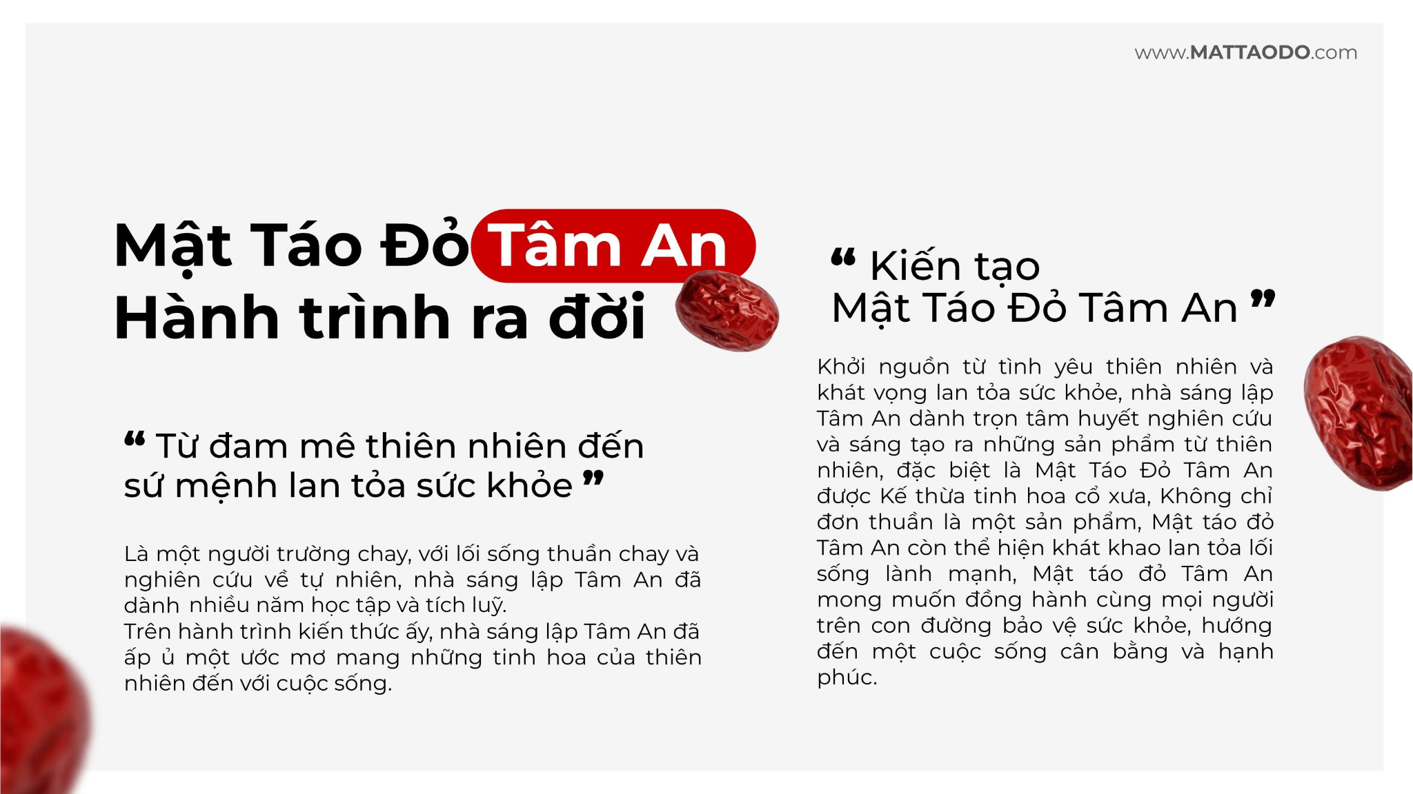 Mật Táo Đỏ Tâm An