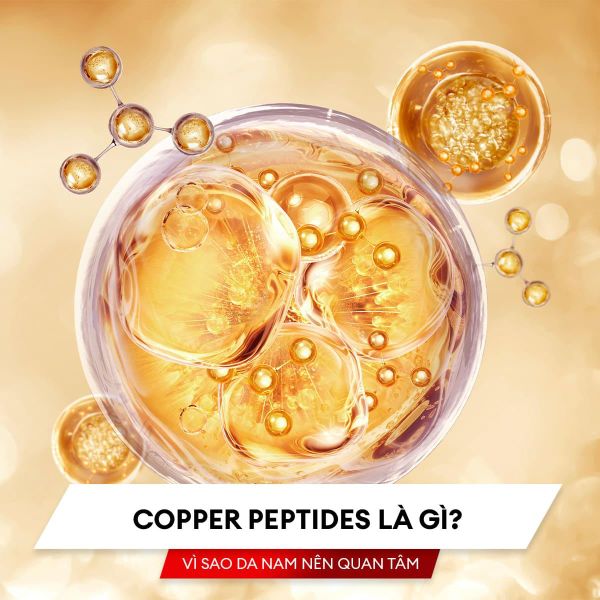 Copper peptides là gì? Hoạt chất hiệu quả chăm sóc da nam