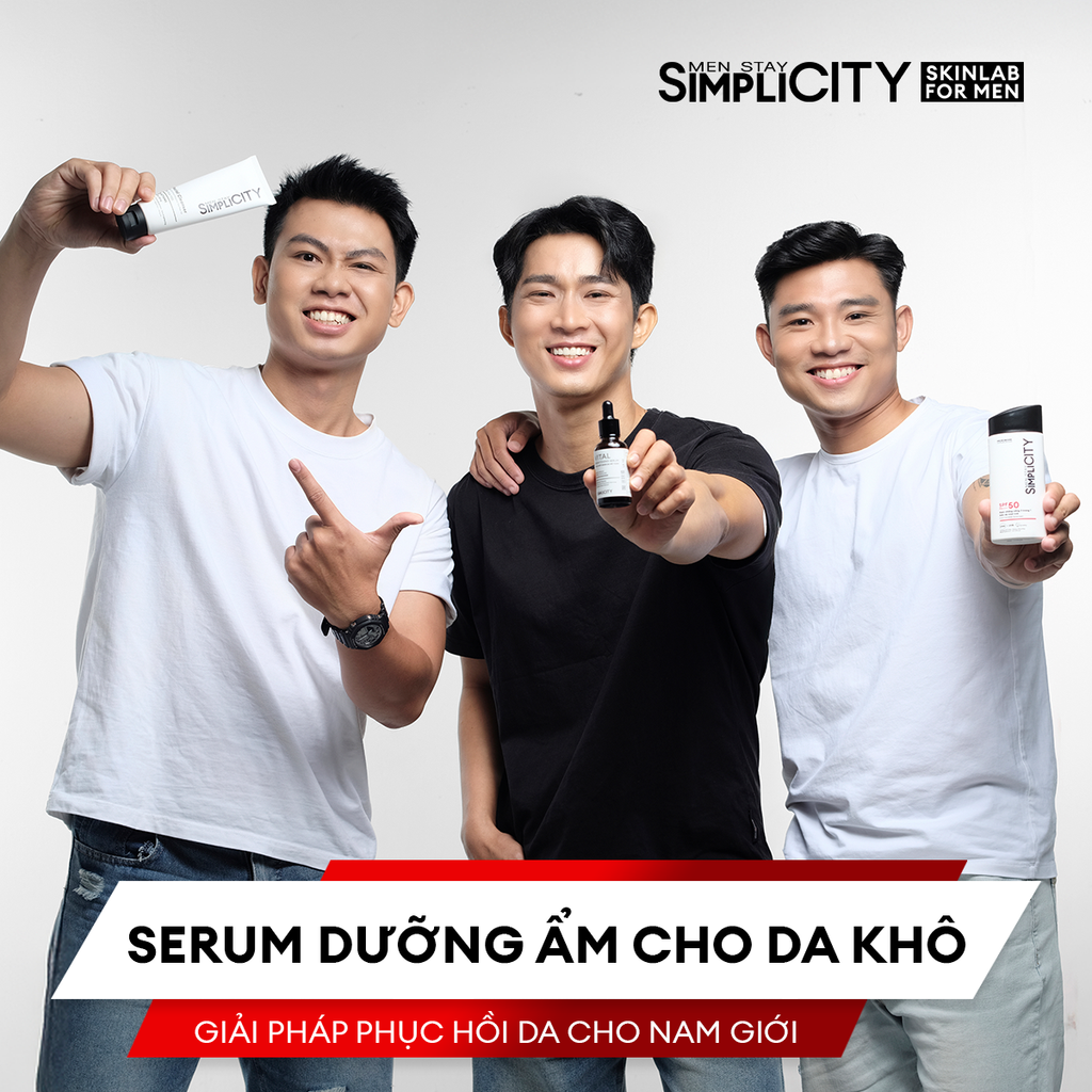 99ok3 dưỡng ẩm cho da khô – Giải pháp phục hồi da cho nam giới