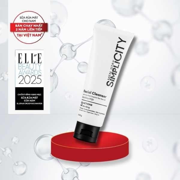 Sữa rửa mặt cho nam Men Stay Simplicity đạt danh hiệu bán chạy nhất Việt Nam theo Metrics